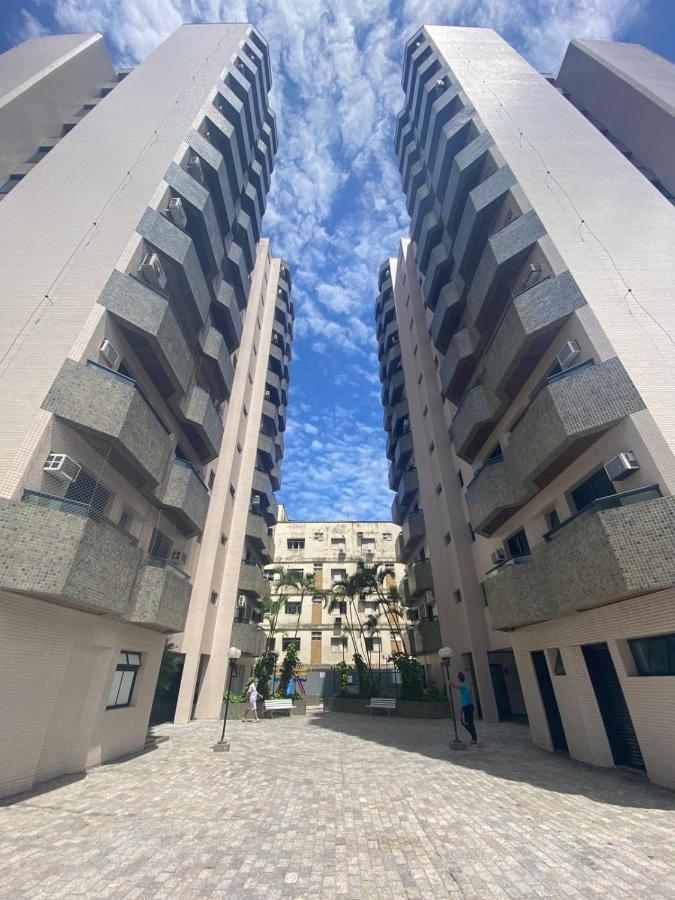 Apto A 2 Min A Pe Da Praia - Edificio Monte Carmel Guarujá Dış mekan fotoğraf